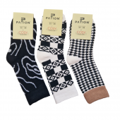 Sieviešu zeķes ar raksru Cosy collection