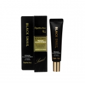 Atjaunojošs serums ādai ap acīm ar melnā gliemeža ekstraktu FARMSTAY BLACK SNAIL, 25 ml
