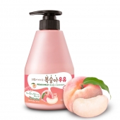 Mīkstinošs dušas gels ar persiku ekstraktu KWAILNARA Peach Milk 560 g