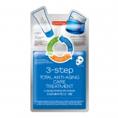 Sejas atjaunojoša maska 3 soļu PUREDERM 3-Step Total Anti-Aging Care treatment