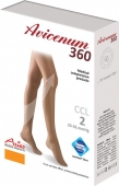 Kompresijas medicīniskās garās zeķes bez pirkstu daļas AVICENUM 360, Ccl-2