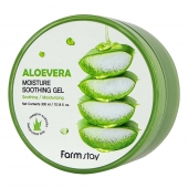 Nomierinošs un mitrinošs gēls sejai un ķermenim FARMSTAY Aloe Vera