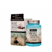 Ampulu serums sejai ar melno pērļu ekstraktu FARMSTAY Black Pearl All-In-One, 250 ml