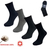 Vīriešu zeķes bez gumijas kokvilna, komplekts 5 pāri