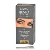 Hennas krāsa uzacu un skropstu krāsošanai Henna Color Graphite, pelēka