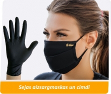 Sejas aizsargmaskas un cimdi