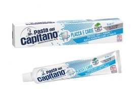 Zobu pasta pret aplikumu un kariesu Capitano Placca e carie, 75 ml