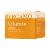 Sejas balināšanas krēms pret grumbām ar vitamīniem BERGAMO VITAMIN ESSENTIAL, 50 g