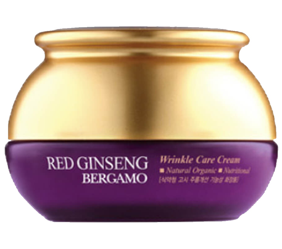 Bergamo Red Ginseng крем для лица против морщин