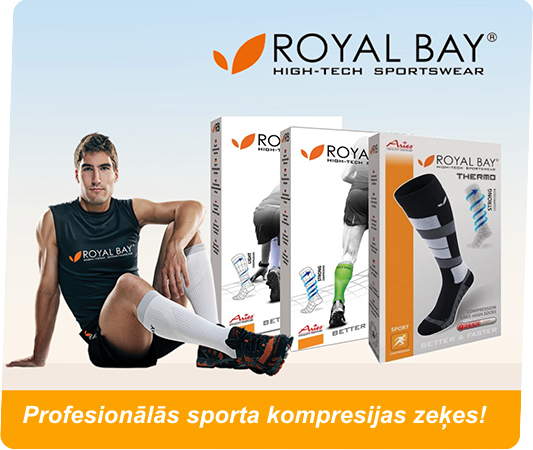 Sporta kompresijas zeķes Royal Bay