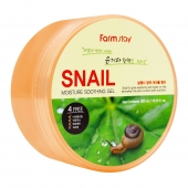 Увлажняющий гель с муцином улитки для лица и тела FARMSTAY SNAIL